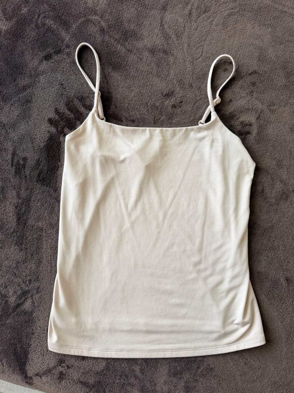 Express Women’s Cream Spaghetti Strap Cami Top